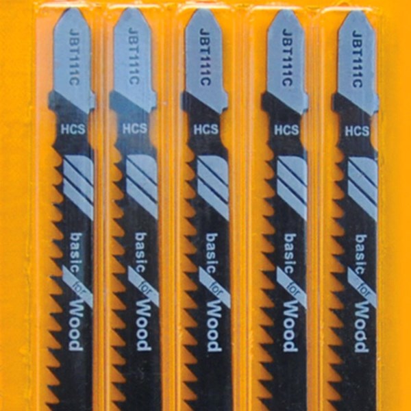 JOGO DE LÂMINAS DE SERRA PARA MADEIRA INGCO COM 5 PEÇAS COD. JBT111C