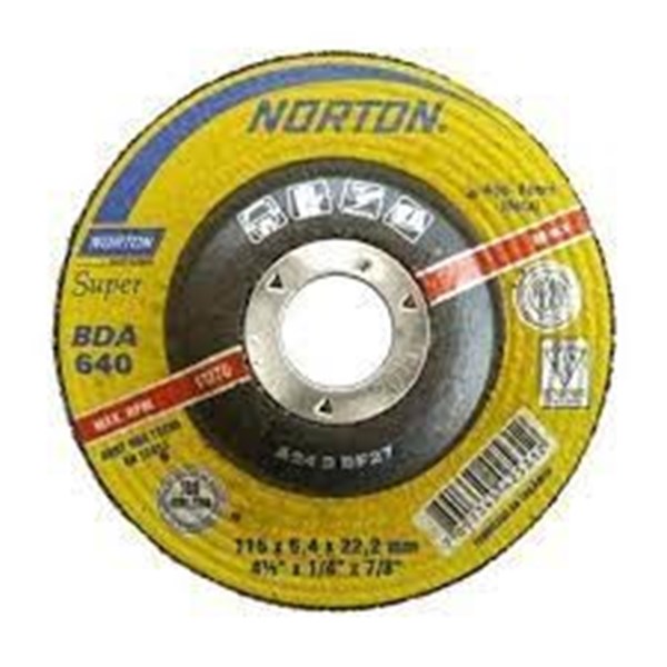 Disco De Desbaste 4. 1/2 X 1/4 X 7/8 Bda-640 - Norton