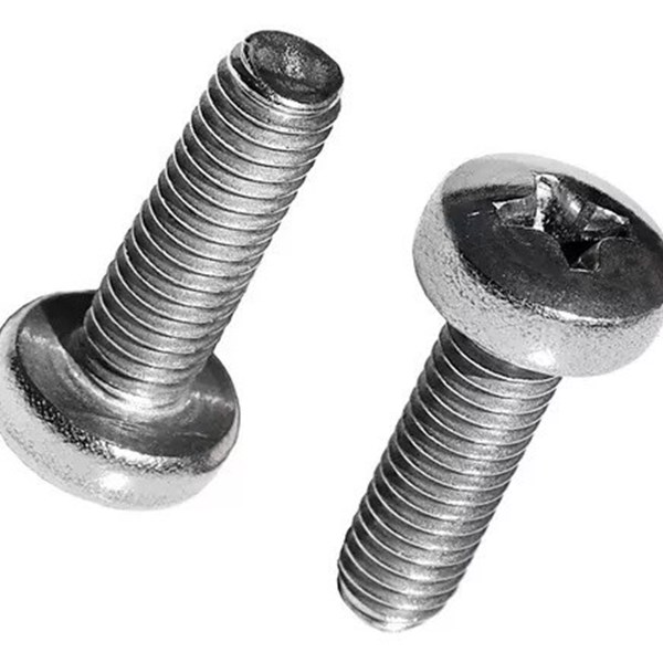 Parafuso Rosca  M3x12mm Pan Ph Din7985 Inox C/ 100 Un