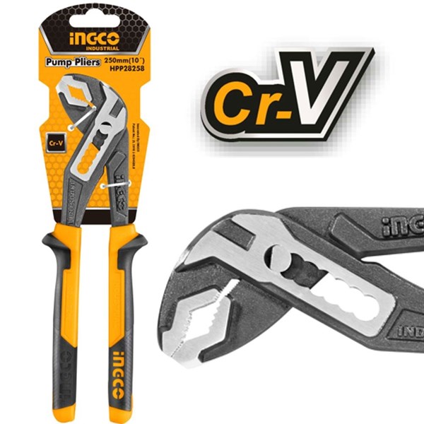 ALICATE BOMBA D’ÁGUA INGCO 10” CABO EMBORRACHADO - COD. HPP28258