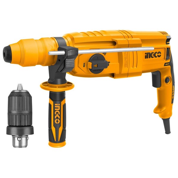 MARTELETE COMBINADO SDS PLUS COM MANDRIL DE TROCA RÁPIDA INGCO 800W 220v  - COD.RGH9028-29