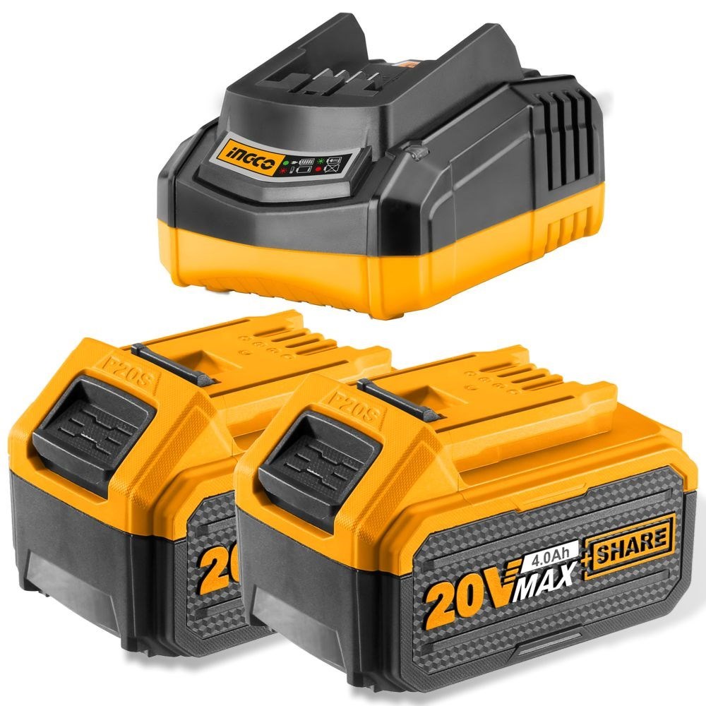 PARAFUSADEIRA DE IMPACTO ENCAIXE SEXTAVADO 1/4” INGCO À BATERIA ÍON-LÍTIO 20V - COD. CIRLI2004-9