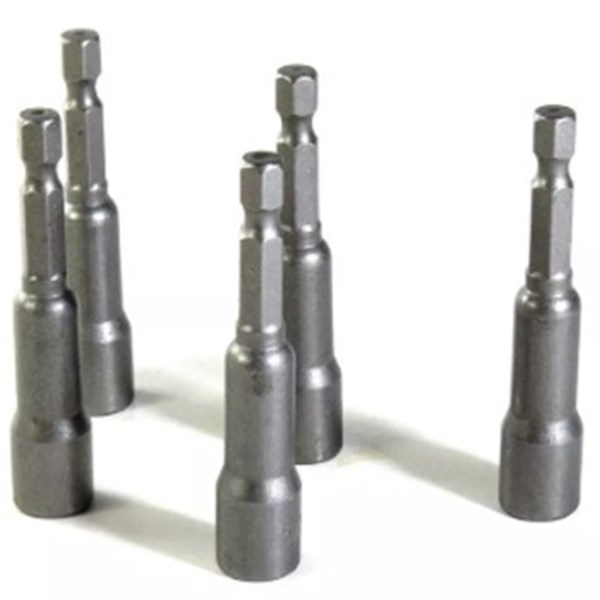 Soquete Imantado - Sextavado 1/4 - Kit c/ 5 peças - Cod. CTP93800014-1