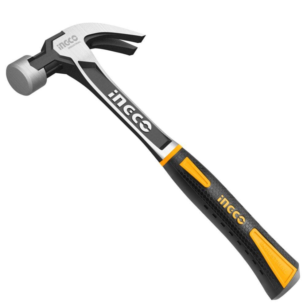MARTELO UNHA EM AÇO FORJADO COM SISTEMA DE ABSORÇÃO DE IMPACTO INGCO 560G - COD. HCH0820