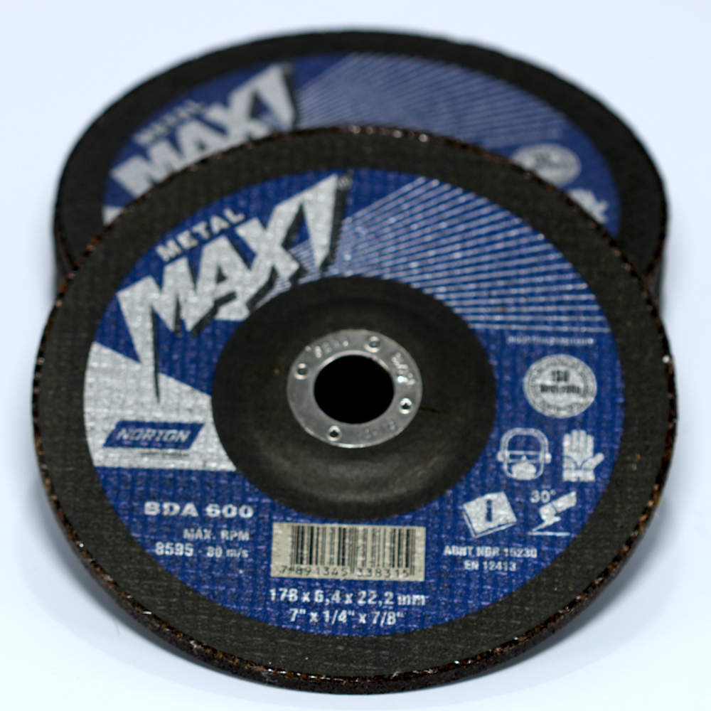 Disco Desbaste 7” 178 x 6.4 x 22.2mm Norton Bda600