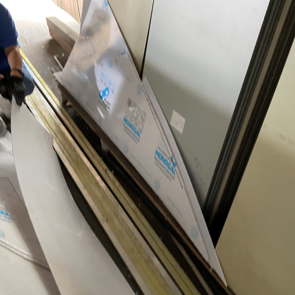 Retalhos de policarbonato sólido branco translúcido 