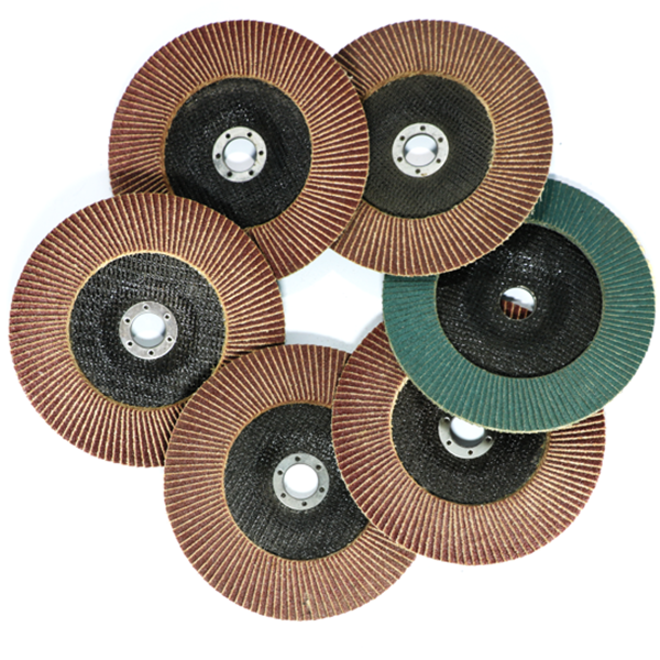 Disco Flap  7" x 7/8" (180mm x 22mm) - KIT com 6 peças (fim de estoque)