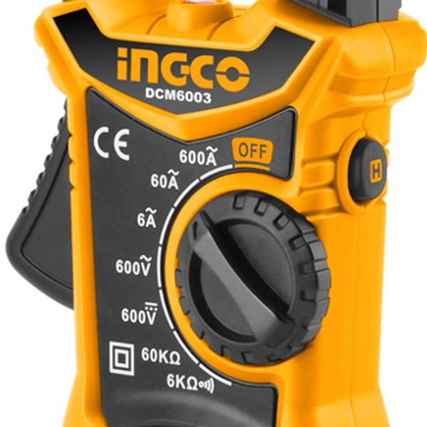 ALICATE AMPERÍMETRO DIGITAL INGCO 400A - COD. DCM6003