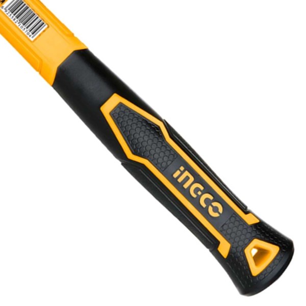 MARRETA DE BORRACHA INGCO COM CABO DE FIBRA E EMBORRACHADO INGCO 450g. - COD. HRUH8216