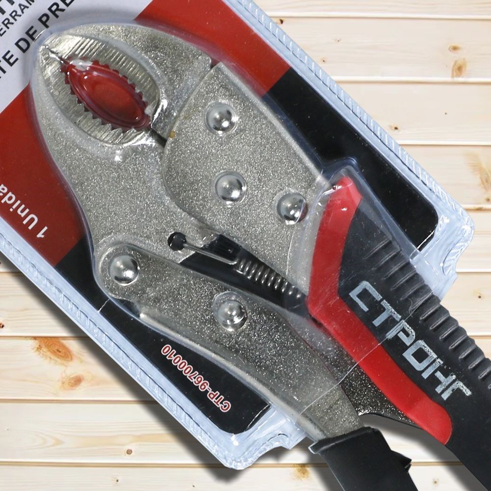 ALICATE DE PRESSÃO 10 POL. COM CABO EMBORRACHADO BICO CURVADO   - CTPOHR - CTP96700010