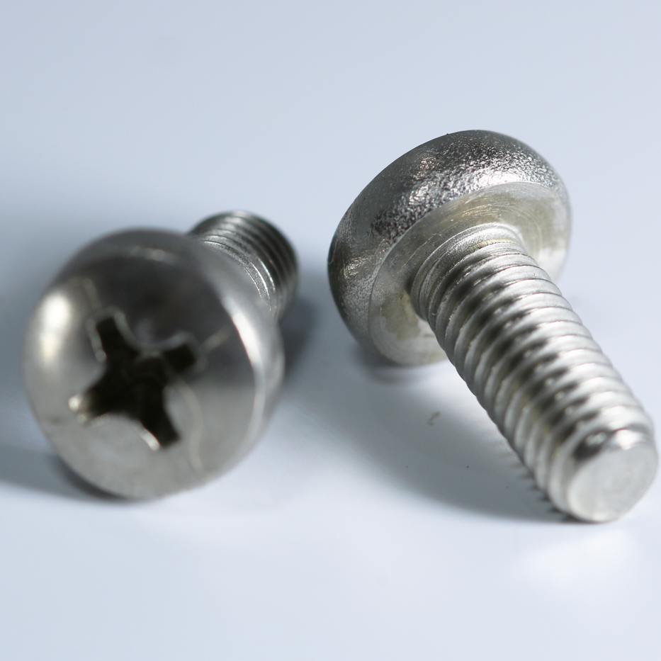 Parafuso Rosca  M3x12mm Pan Ph Din7985 Inox C/ 100 Un