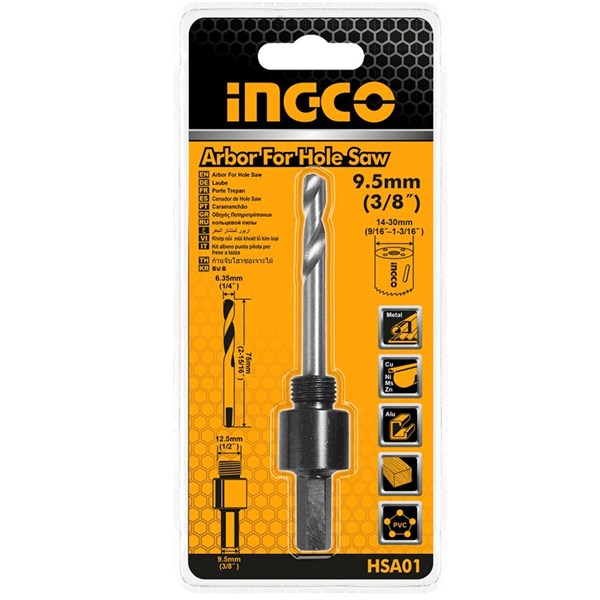 SUPORTE PARA SERRA COPO 3/8” INGCO ENCAIXE SEXTAVADO COD. HSA01