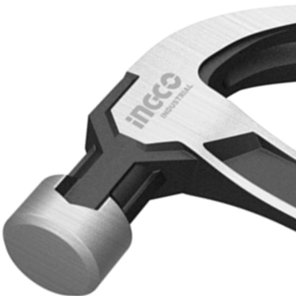 MARTELO UNHA EM AÇO FORJADO COM SISTEMA DE ABSORÇÃO DE IMPACTO INGCO 560G - COD. HCH0820
