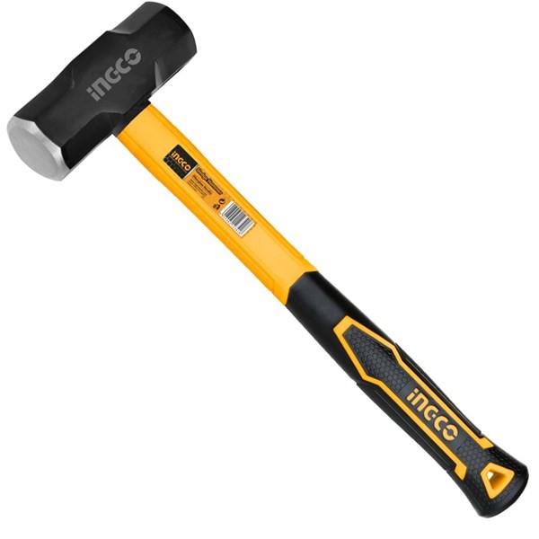 MARRETA OITAVADA COM CABO DE FIBRA E EMBORRACHADO 1000G - COD. HSLH8802