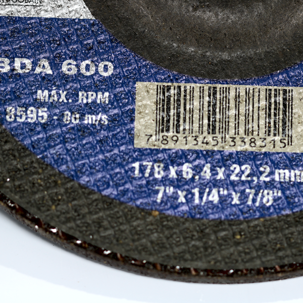 Disco Desbaste 7” 178 x 6.4 x 22.2mm Norton Bda600