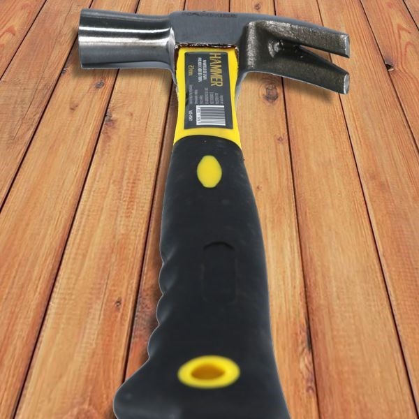 Martelo Unha Polido 27mm - Cabo Fibra - Hammer - Cod. GYMCF2027 