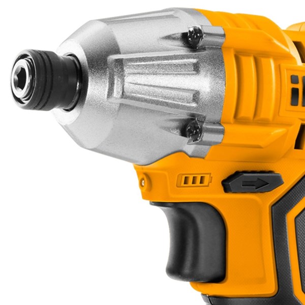 PARAFUSADEIRA DE IMPACTO ENCAIXE SEXTAVADO 1/4” À BATERIA PALITO ÍON-LÍTIO 12V - COD. CIRLI1201-9