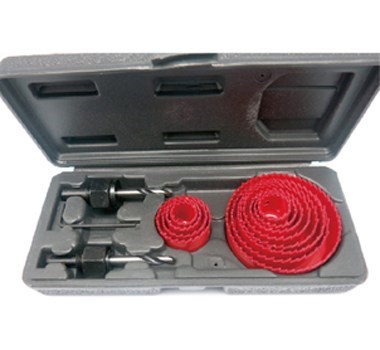 Jogo de Serra Copo de Aço Carbono - Kit c/ 9 peças - CTPOHR