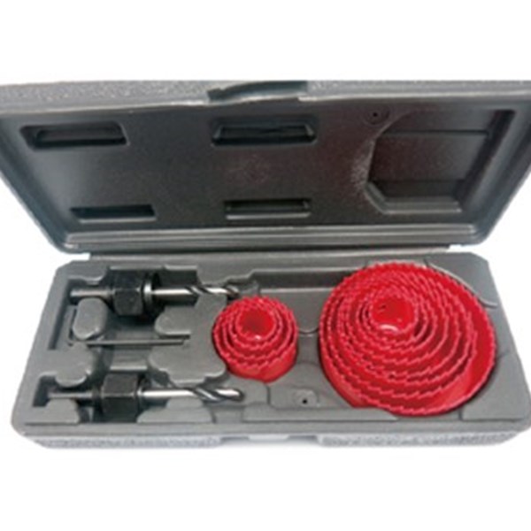 Jogo de Serra Copo de Aço Carbono - Kit c/ 9 peças - CTPOHR