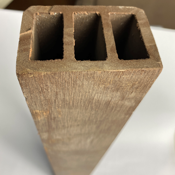 Brise ecológico Arkowook 60mm X 40mm, barra de 1800mm cor Nogal - Sobra de obra - Arkos