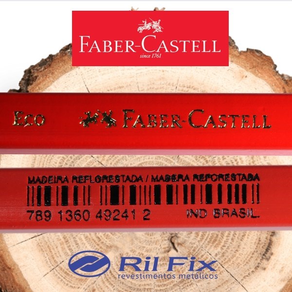 Lápis Para Carpinteiro 6mm Faber Castell - 1 Unidade - Cod. PM2835