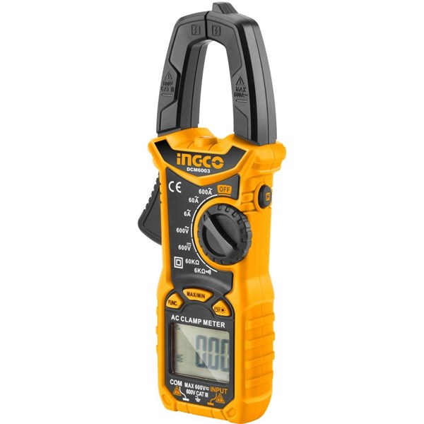 ALICATE AMPERÍMETRO DIGITAL INGCO 400A - COD. DCM6003