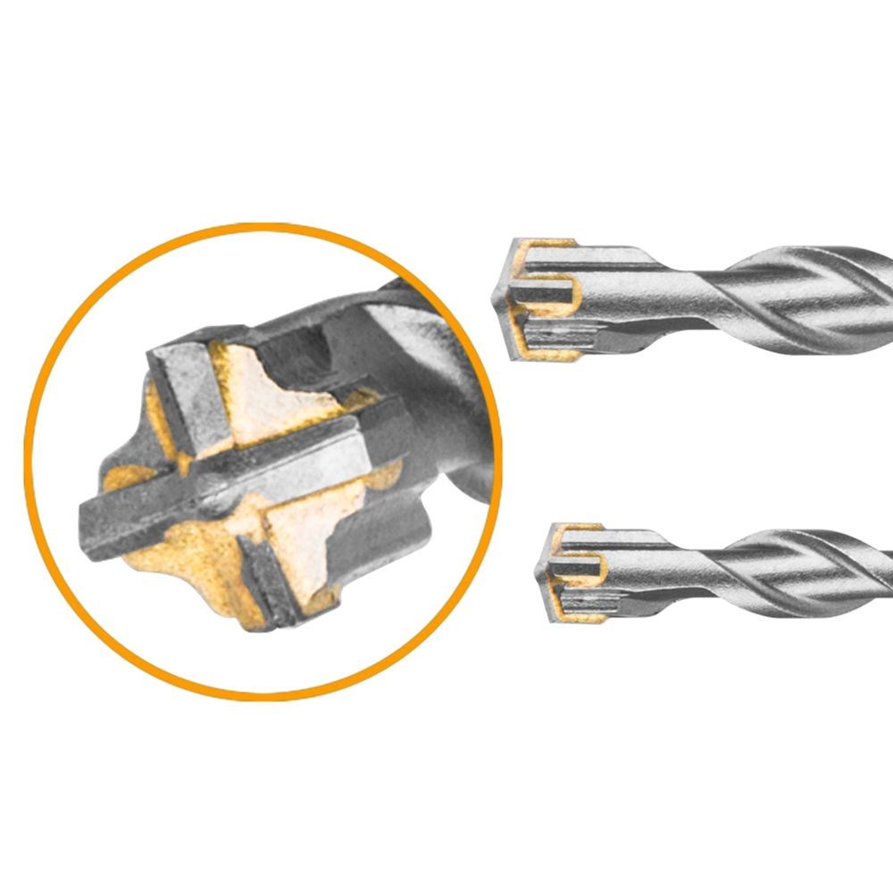 BROCA SDS PLUS COM PONTA REFORÇADA INGCO10X210MM COD.DBH1211003C