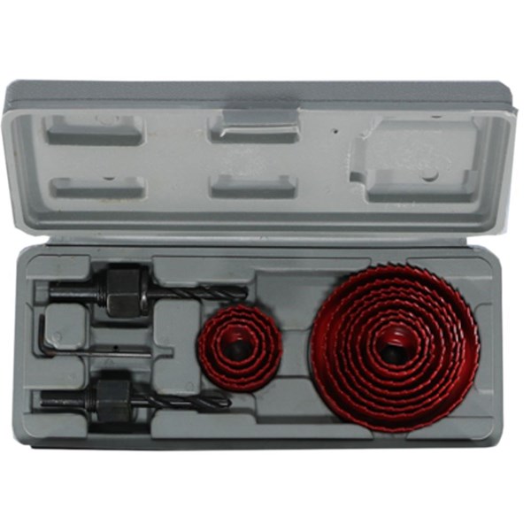 Jogo de Serra Copo de Aço Carbono CTK050 CTPOHR - Kit 15 peças - CTK05019076