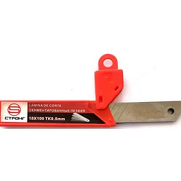 Lâmina para Estilete - 18mm/0.5mm - Caixa com 10 lâminas - Cod. CTY-21618100