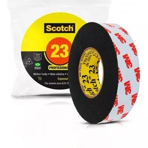 Fita Isolante De Auto-fusao 19mmx10m Preta 23br 3M