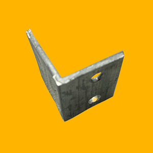 Presilha para fixação de placa de ACM - 19x25mm Com 2 furos. Pacote com 500 un - Ril Fix