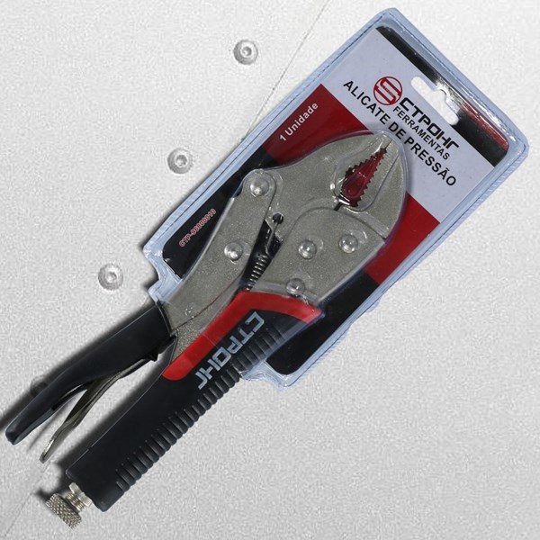 ALICATE DE PRESSÃO 10 POL. COM CABO EMBORRACHADO BICO RETO - CTPOHR - CTP96800010