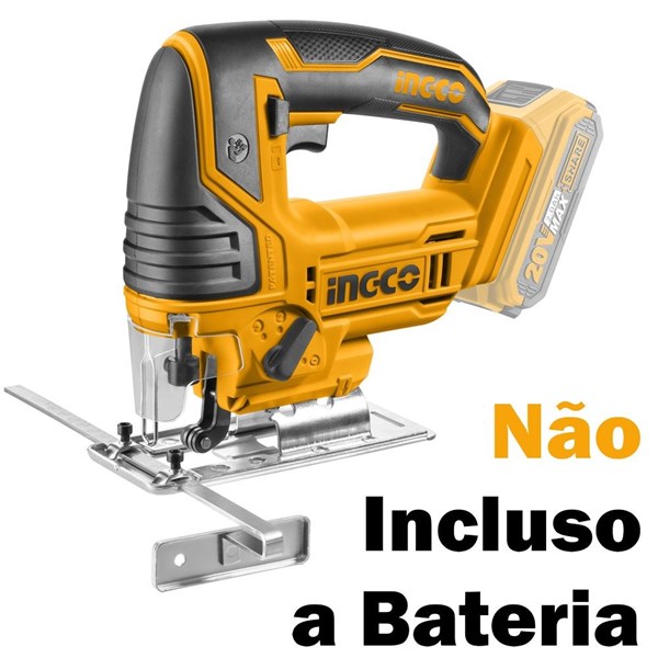 SERRA TICO-TICO INGCO À BATERIA ÍON-LÍTIO 20V - COD. CJSLI8501