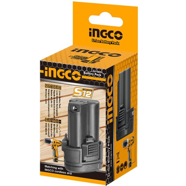 BATERIA PALITO INGCO ÍON-LÍTIO 12V 1.5AH - COD. FBLI12152