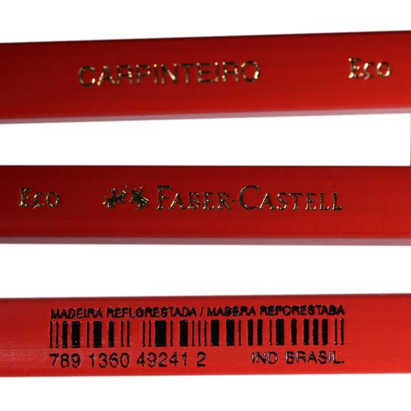 Lápis Para Carpinteiro 6mm Faber Castell - 1 Unidade - Cod. PM2835