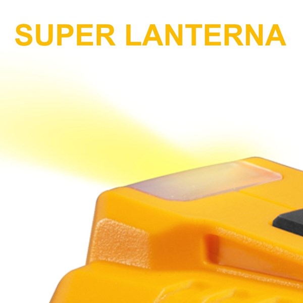 ADAPTADOR/CARREGADOR USB INGCO PARA BATERIA ÍON-LÍTIO 20V - COD. CUCLI2022