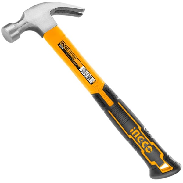 MARTELO UNHA INGCO COM CABO DE FIBRA E EMBORRACHADO 29MM. - COD. HCHS8016