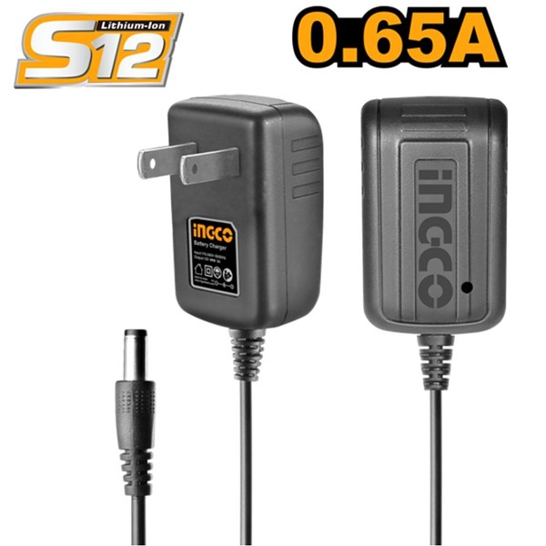 CARREGADOR DE BATERIA PALITO INGCO ÍON-LÍTIO 12V BIVOLT 110-240V - COD. FCLI12081-9