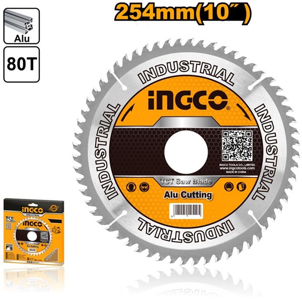 DISCO DE SERRA - VÍDEA TCT INGCO 10” 80 DENTES - COD. TSB325428
