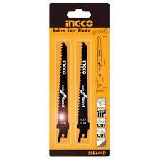 LÂMINAS PARA SERRA SABRE PARA MADEIRA INGCO COM 2 PEÇAS - COD. SSB644D