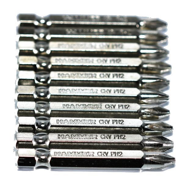 Jogo de Bits/Ponteiras - 55MM - HAMMER (10peças) - GYJB4000 