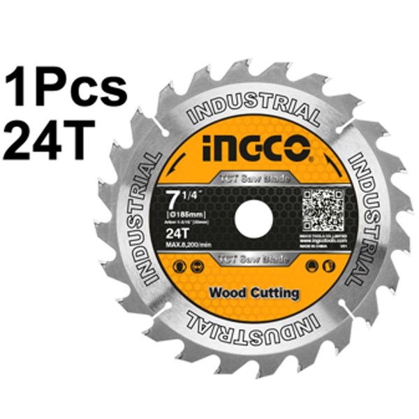 JOGO DE DISCOS DE WIDEA P/ SERRA CIRCULAR TCT 7.1/4” (185MM X 30MM) C/ 3 UN - COD .TSB51852153