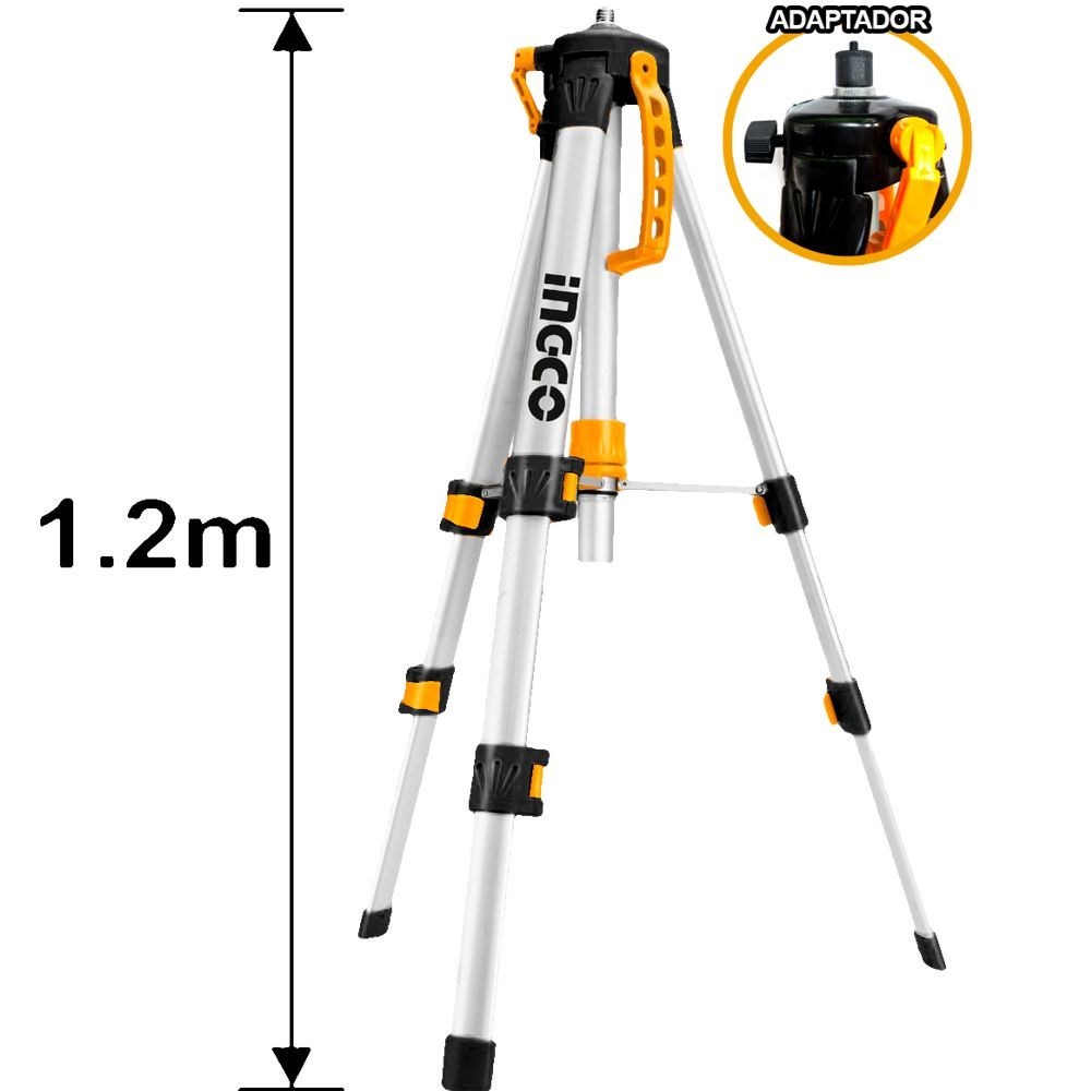 TRIPÉ PARA NÍVEIS A LASER INGCO 1,2M - COD. HLLT01152