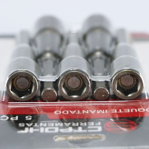 Soquete Imantado - Sextavado 5/16 - Kit 5 peças - CTP93800516-1